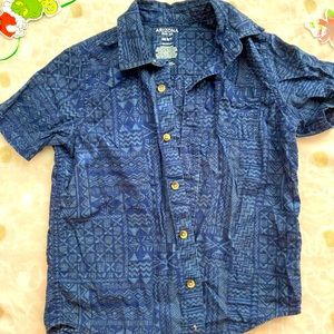 Size 6-7 Arizona Button Up Sleeveless Shirt